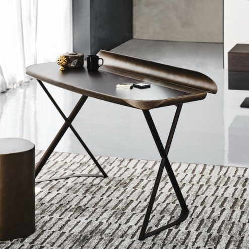 Scrivania Cocoon Leather Cattelan Italia